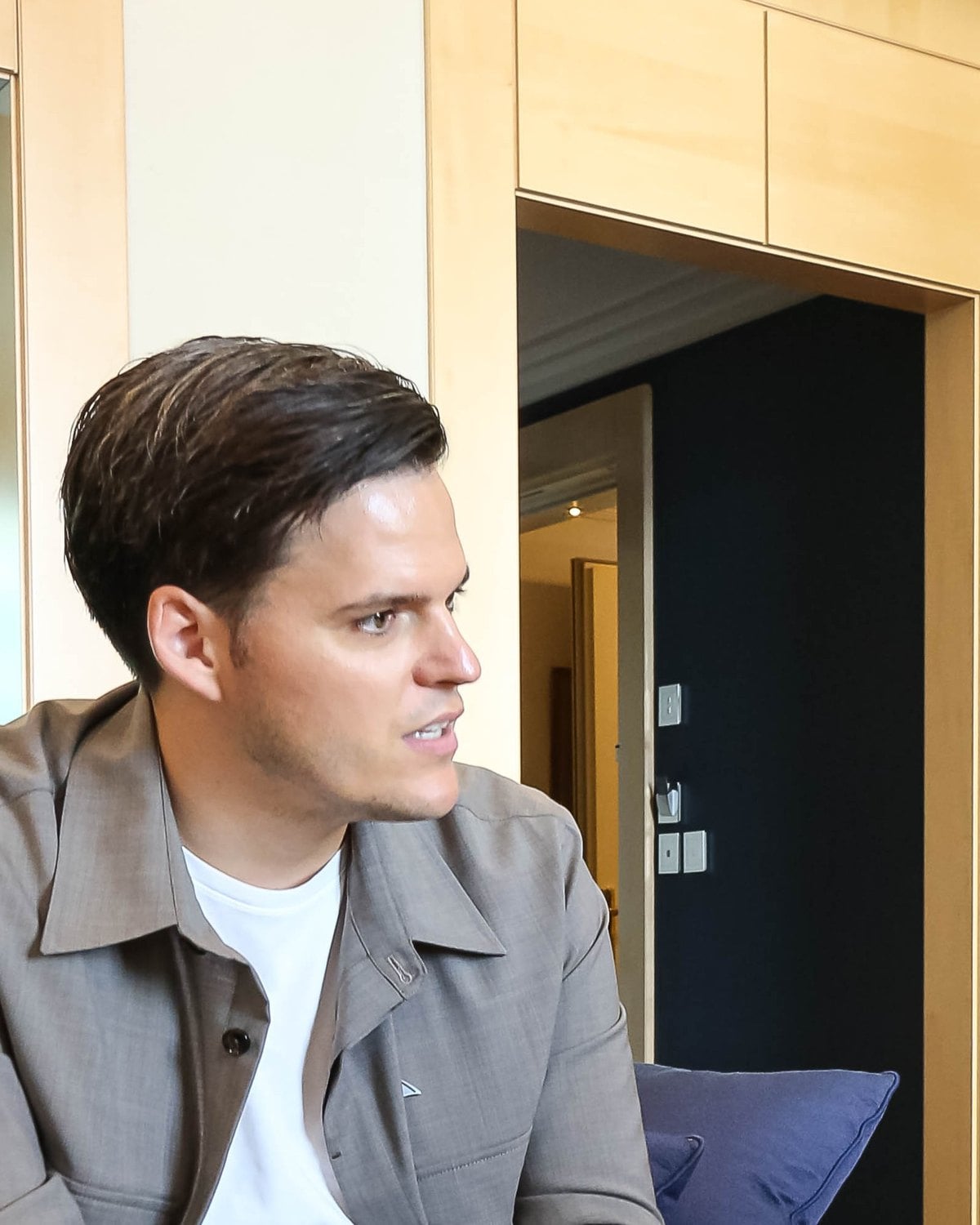 Cedric Joos, Brand Manager of Hautlence, during the interview at Geneva Watch Days 2026