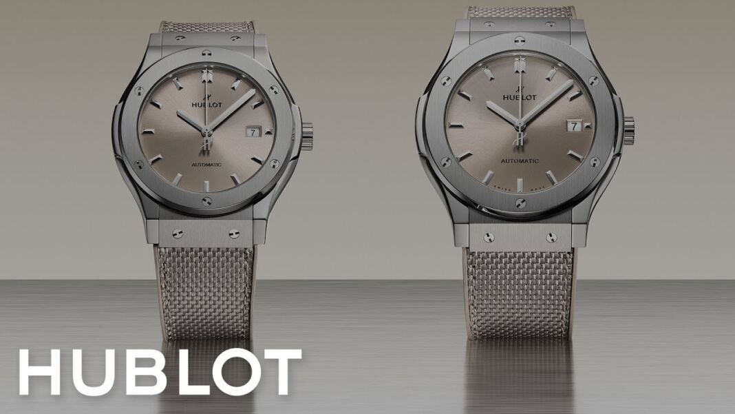 Hublot Classic Fusion Essential Taupe Showcases Monochrome Design