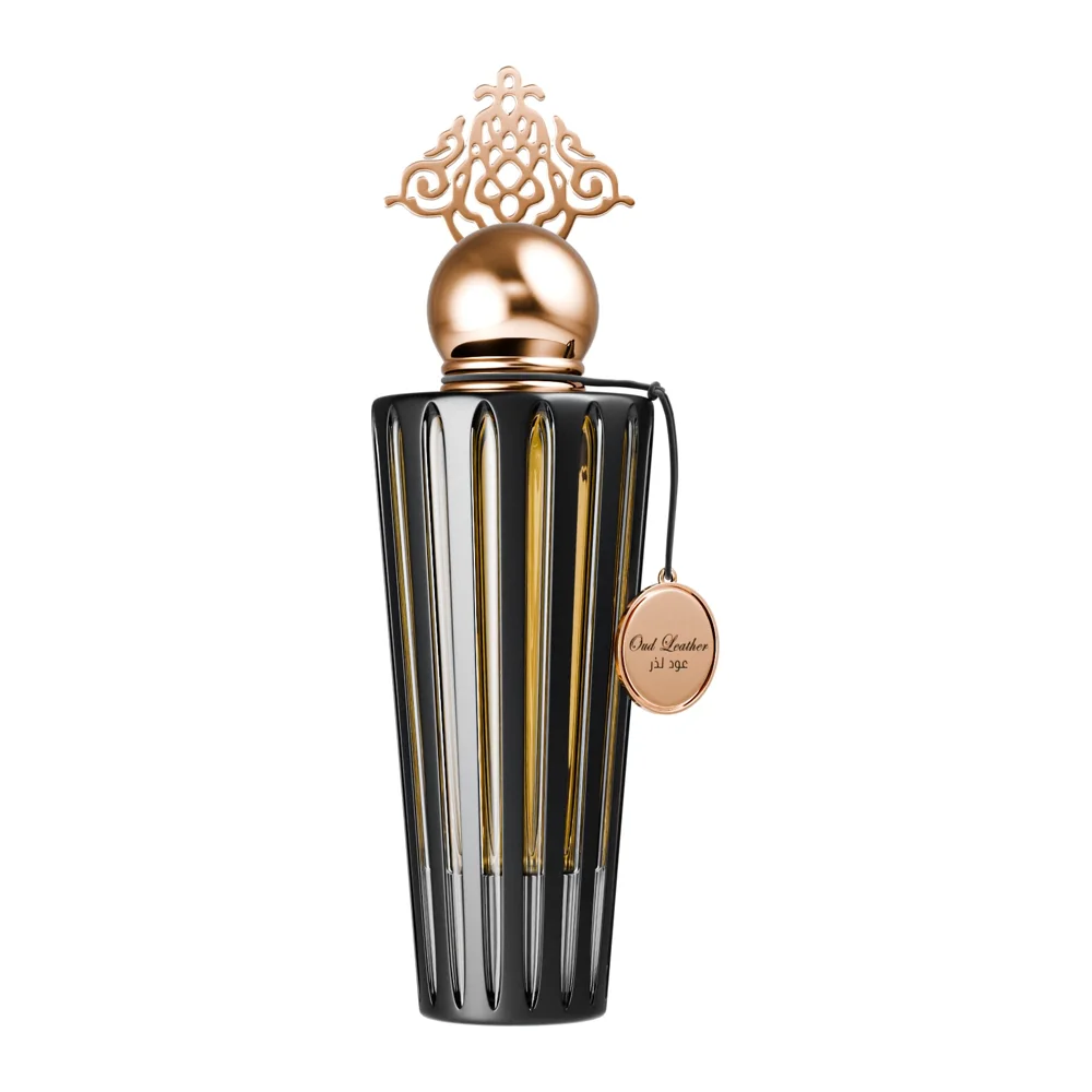 Ibraq Iconic Oud Leather perfume bottle