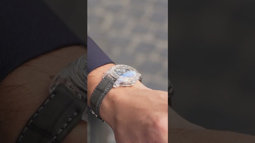 Luminity AMR 01 Wavy Sapphire Exemplifies Swiss Horological Artistry