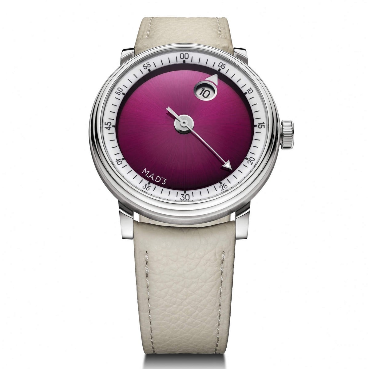 M.A.D.Editions M.A.D.3 Vincent Calabrese with pink sunburst dial, official image