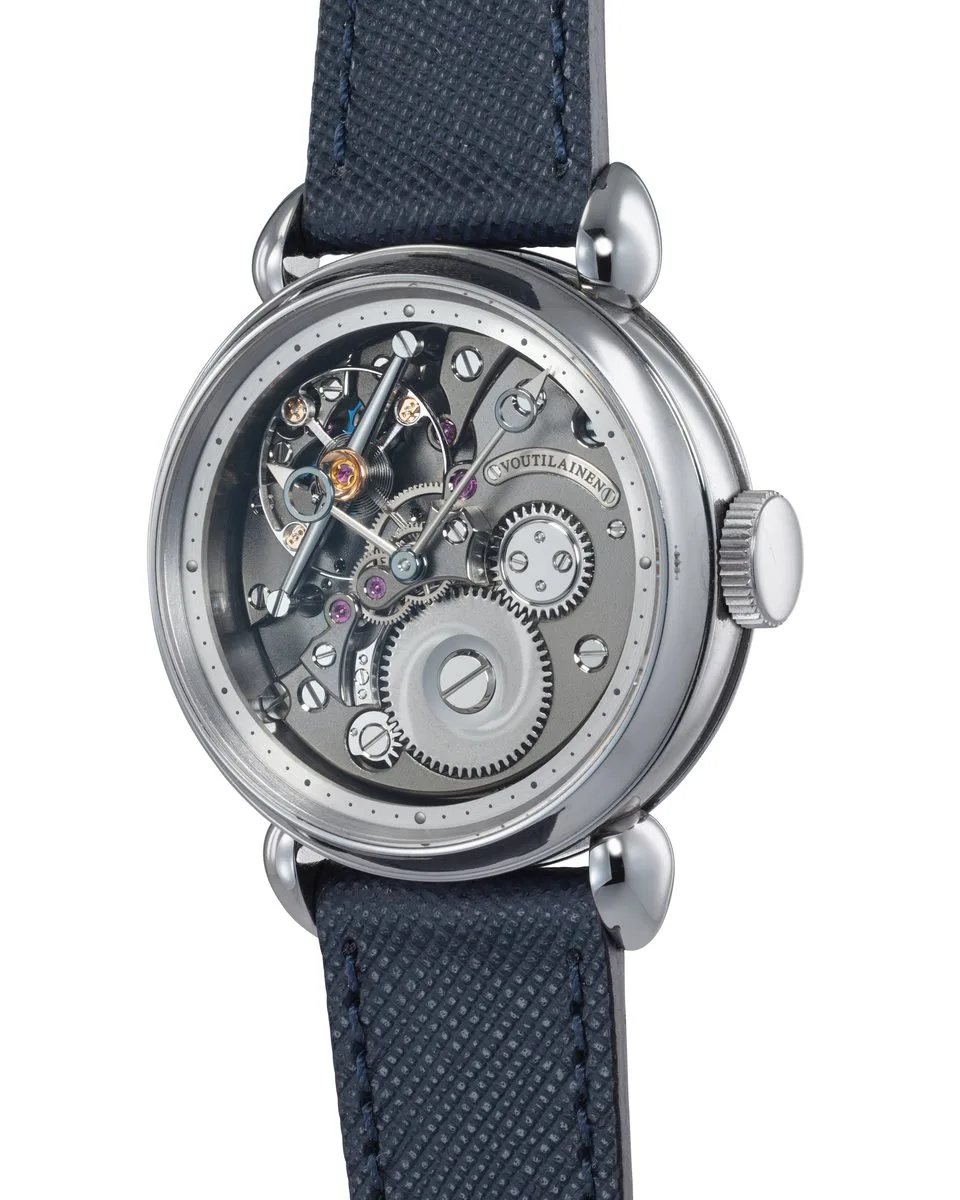 Voutilainen Vingt-8 Inversé unique piece in tantalum with the movement on the dial side, 2020