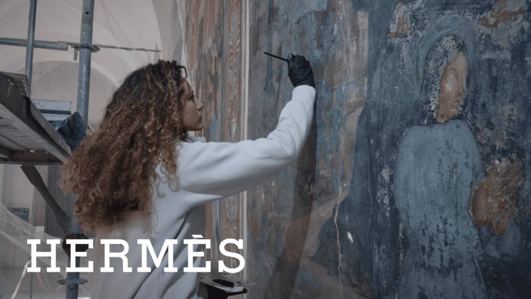 Reviving Saint Benedict’s Frescoes in Naples by HERMÈS