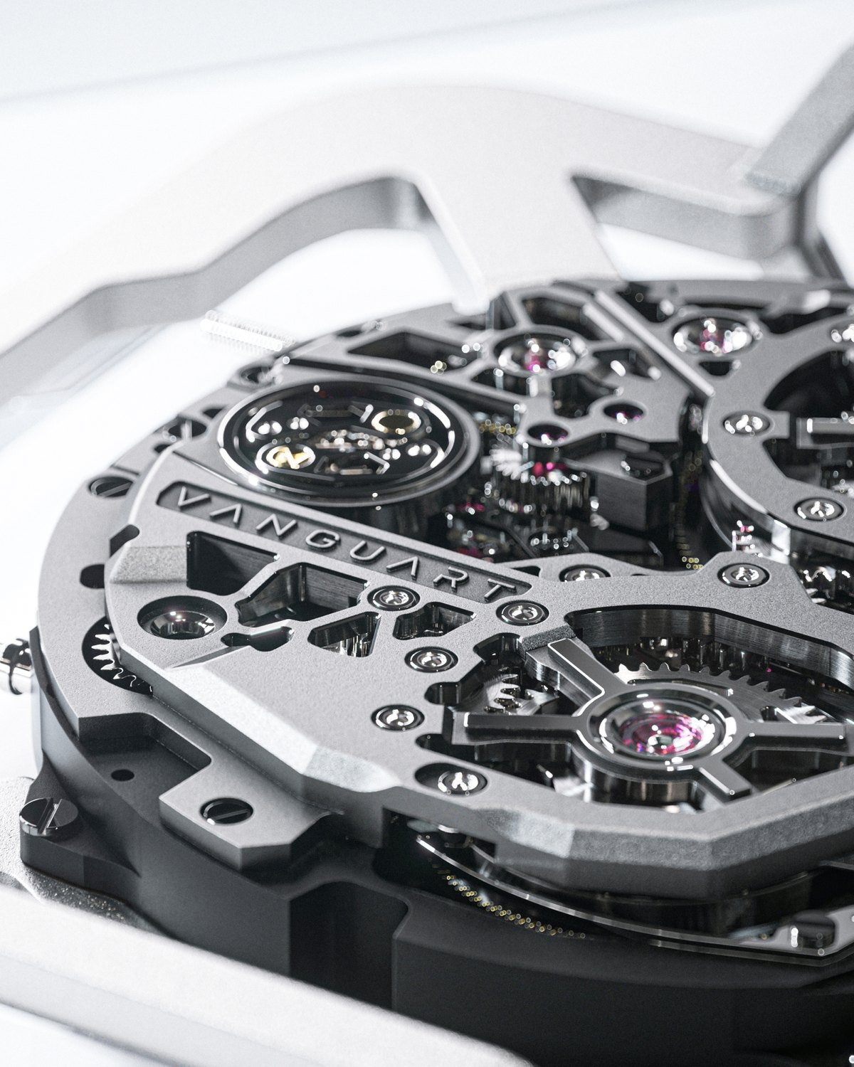 Vanguart in-house calibre with engraved bridges, official image