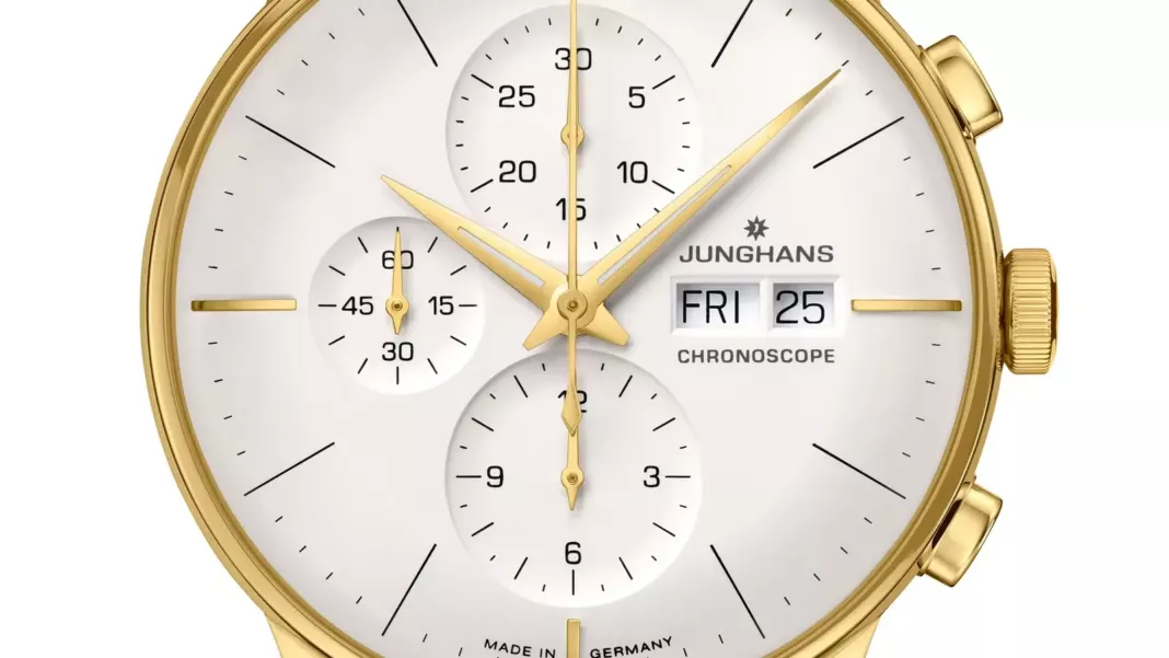 WORDPRESS-001-27 Junghans Meister Chronoscope in Gold PVD: A New Classic