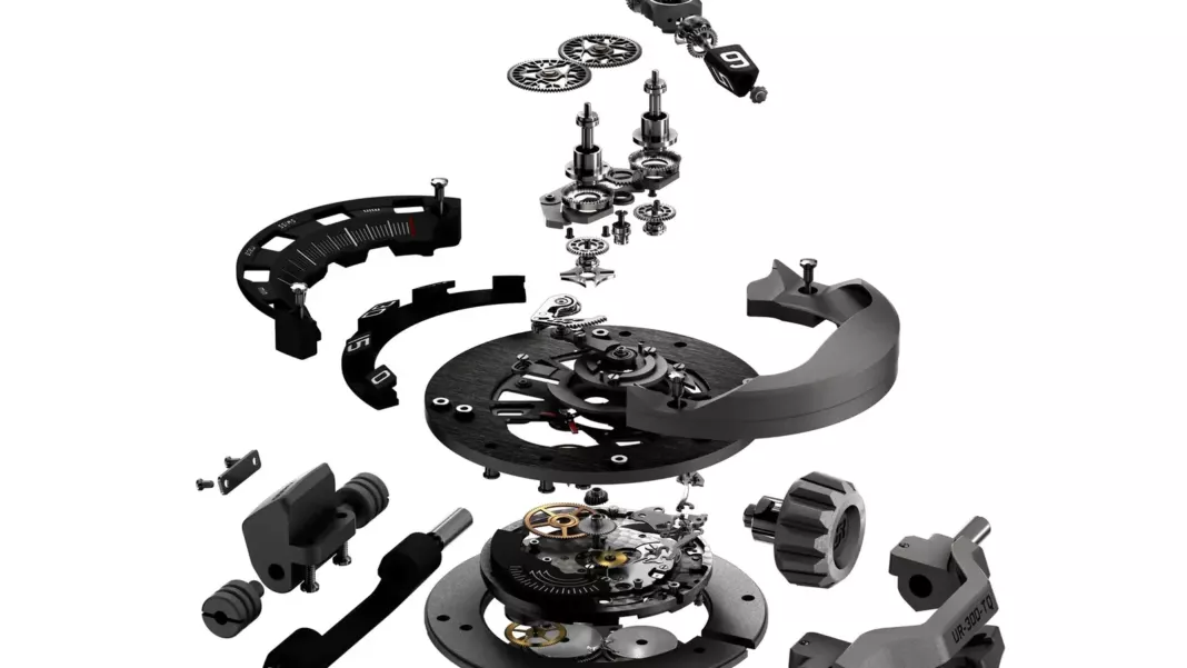 URWERK UR-300 Time Quantum: Atomic Mechanics in 50 Pieces