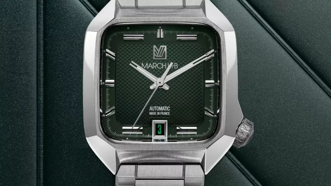MARCH LA.B Grall Green AM2 Slim: A Guilloché Dial Deepens an Icon