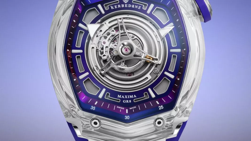 Kerbedanz Maxima GR8 39mm: Ultraviolet Dial in Sapphire