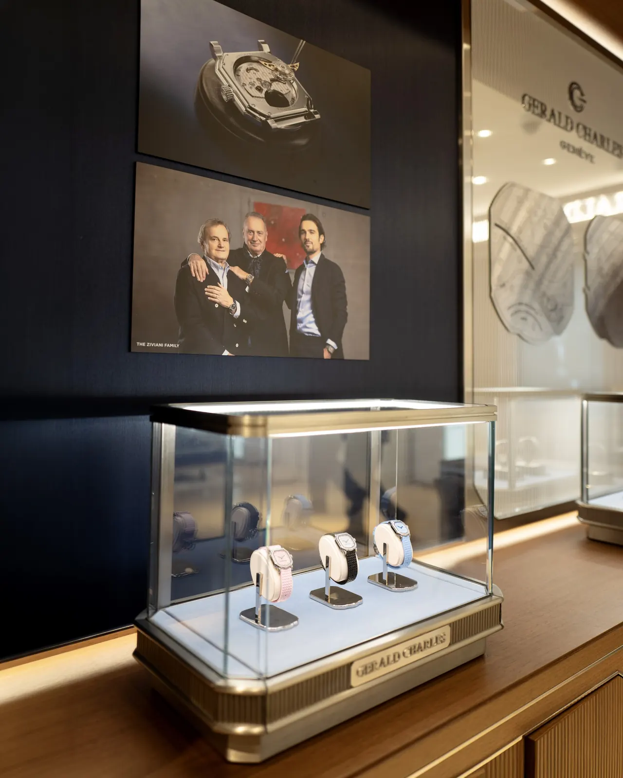 Gerald Charles second boutique interior at Takashimaya Watch Maison Osaka