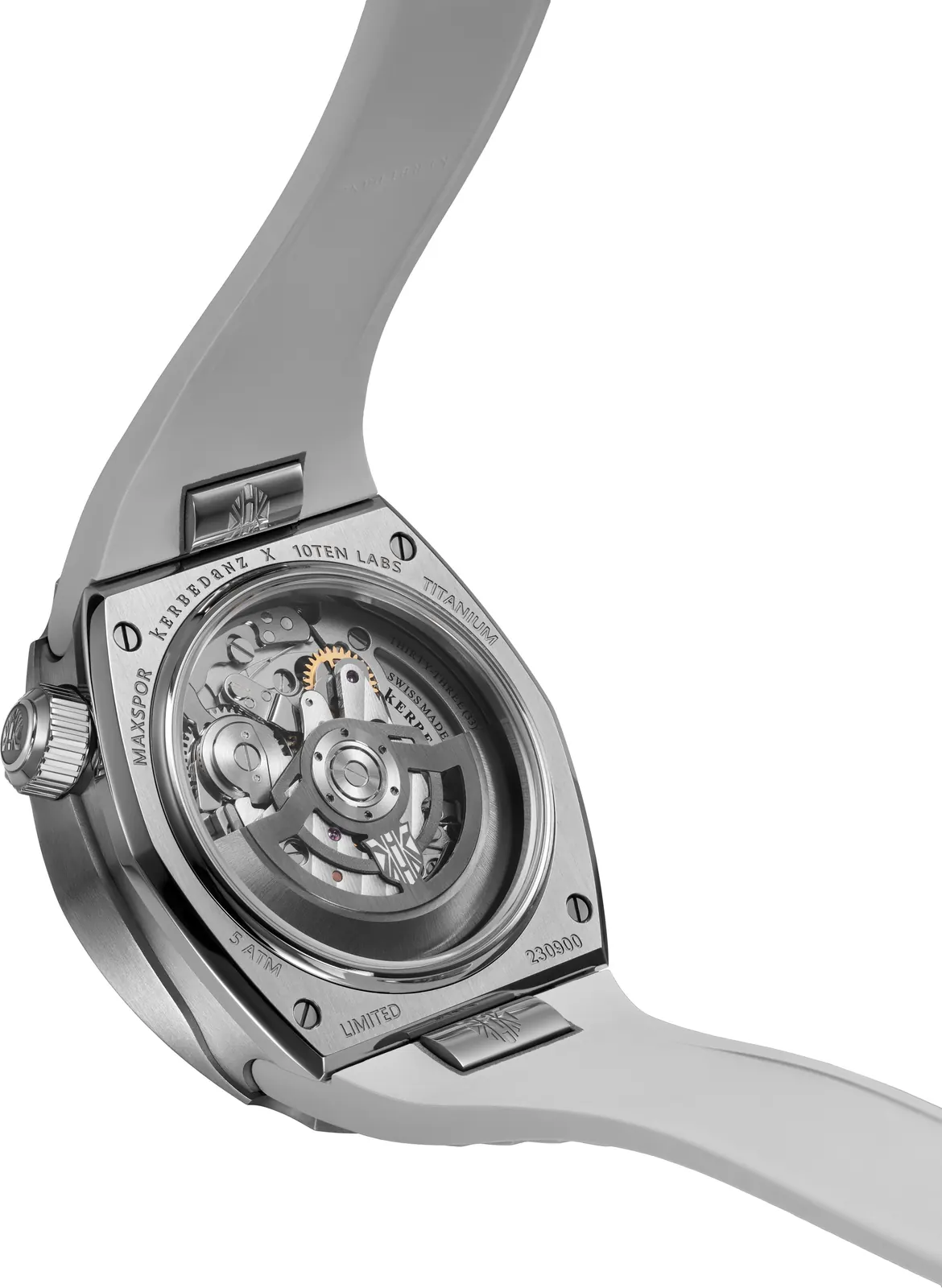 Kerbedanz 65'27'' Khozama 10Ten Labs Edition with natural Charoite stone dial in violet and purple tones