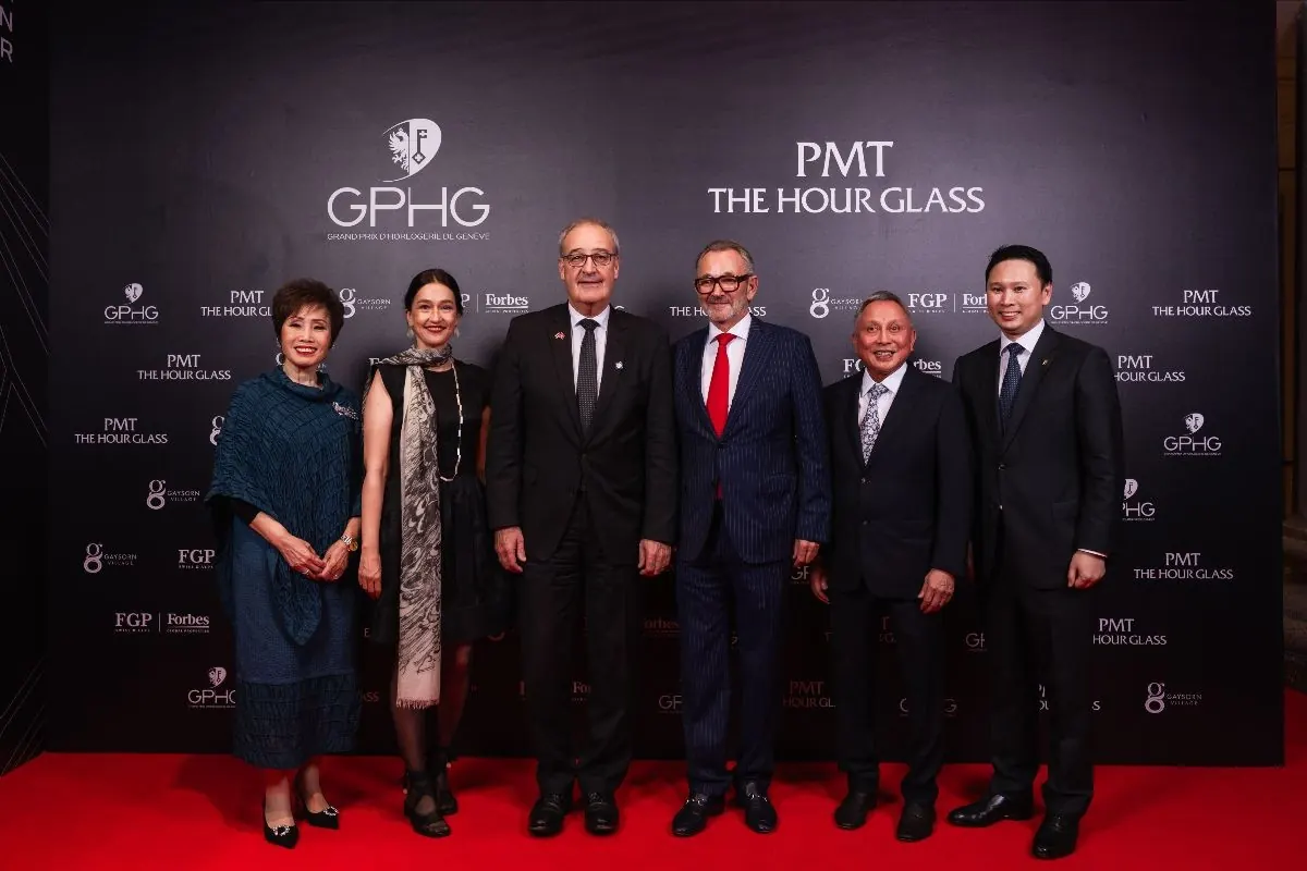 GPHG 2026 Bangkok exhibition opening at The Forum Gaysorn Amarin with Guy Parmelin President of the Swiss Confederation