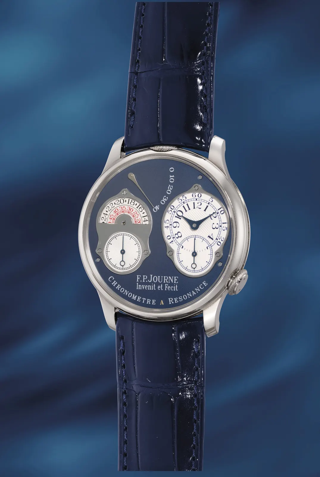 F.P. Journe Chronomètre à Résonance Mark Cho Special platinum wristwatch Phillips Hong Kong Auction XXIII