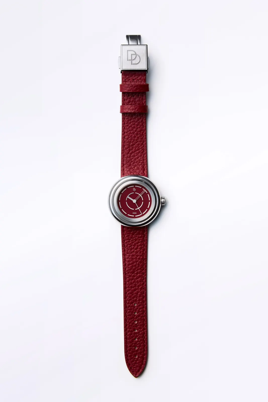 Atelier Dorigo Prime watch — polished-brushed 316L steel case with sapphire crystal