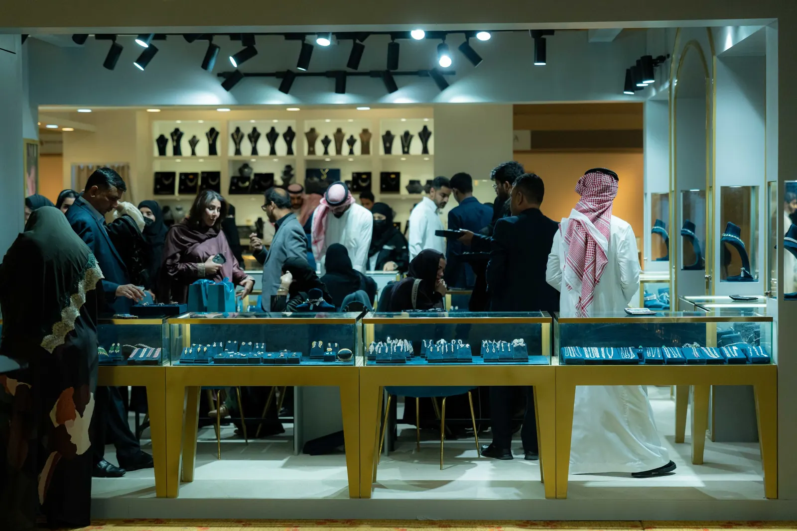 Fine jewellery collections on display at Jewels of the World Riyadh 2026