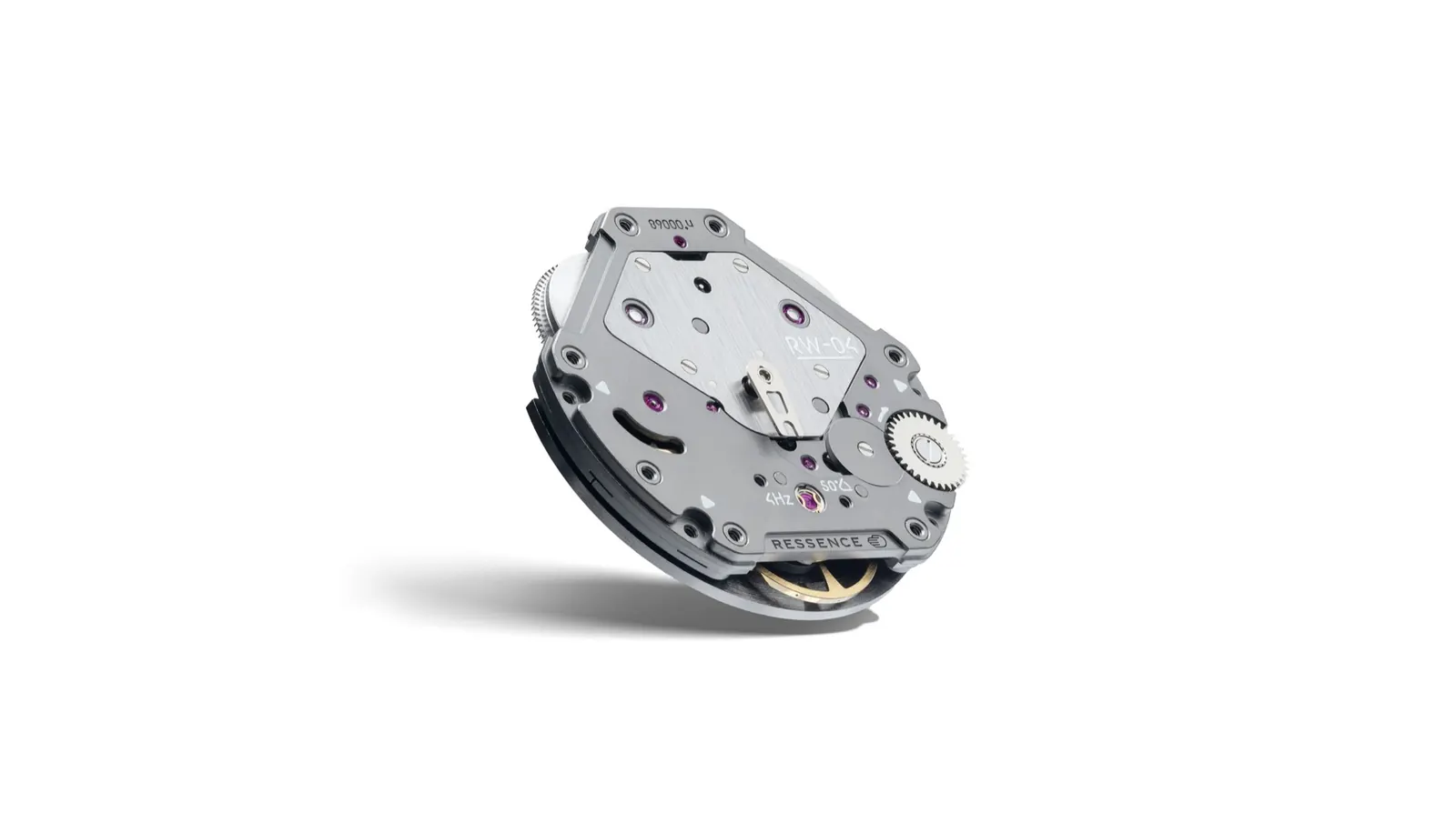 Ressence TYPE 10 showing the three-dimensional ROCS 10 time display in oil