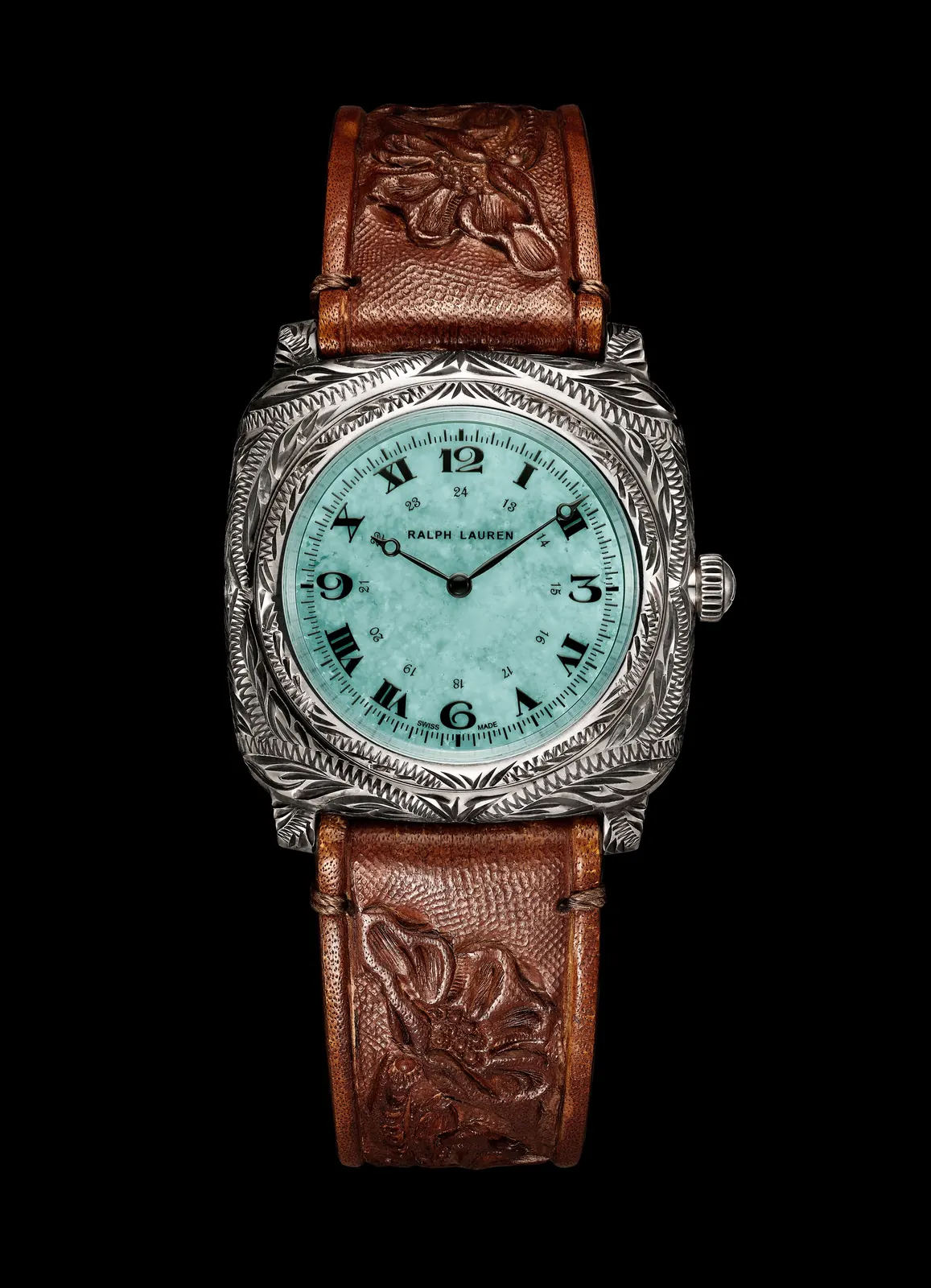 Ralph Lauren Western Cushion 38mm automatic RL514 movement Côtes de Genève finishing