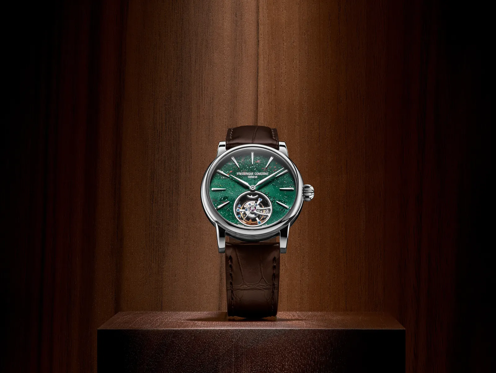 Frederique Constant Classic Perpetual Calendar with turquoise dial and FC-776 movement