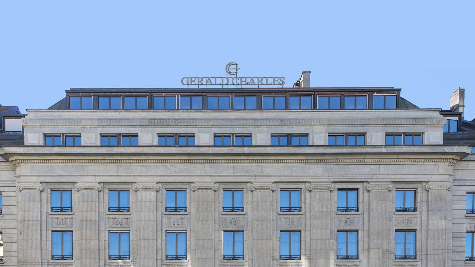 The Gerald Charles Atelier on Rue du Mont-Blanc in the centre of Geneva