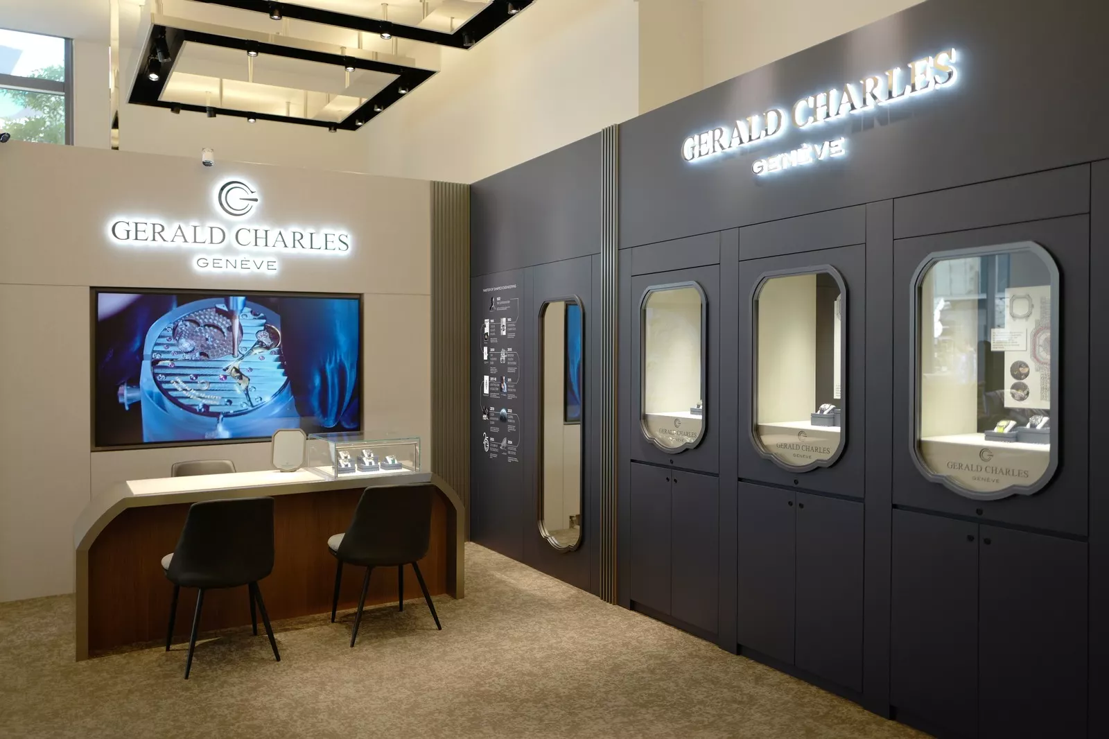 The Gerald Charles boutique at JR Nagoya Takashimaya, the Maison's first in Japan
